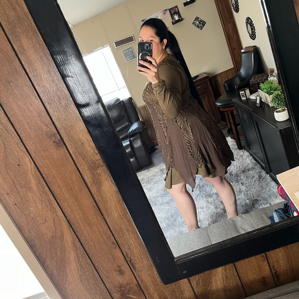 Stylish Brown Women's Dress